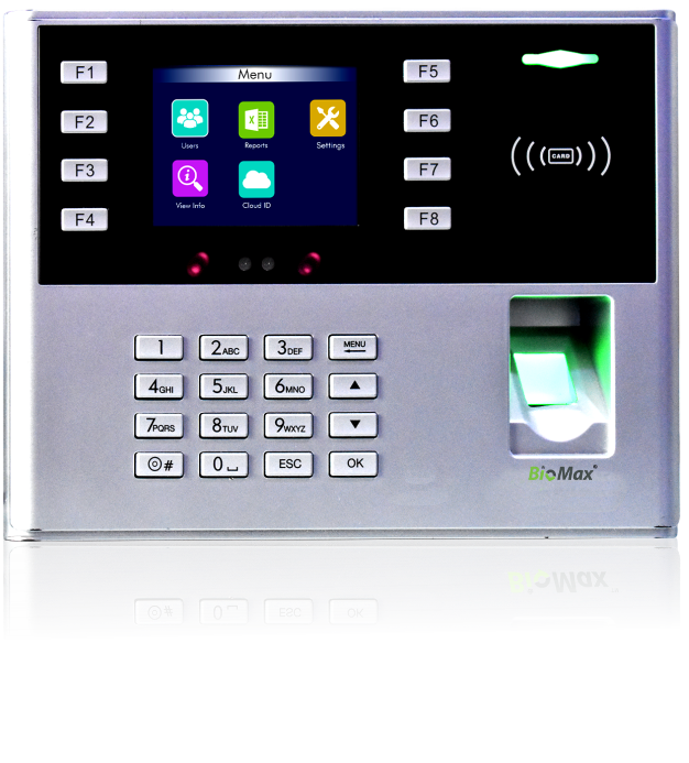 Biomax N-X990-W Fingerprint Time Attendance & Access Control